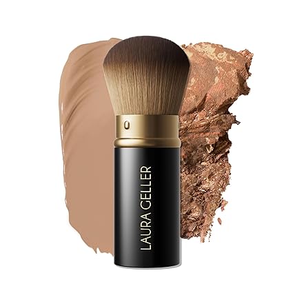 LAURA GELLER NEW YORK Cosmetic Professional Makeup Brushes - Cruelty-Free - 01 Retractable Airbrush Kabuki Brush
