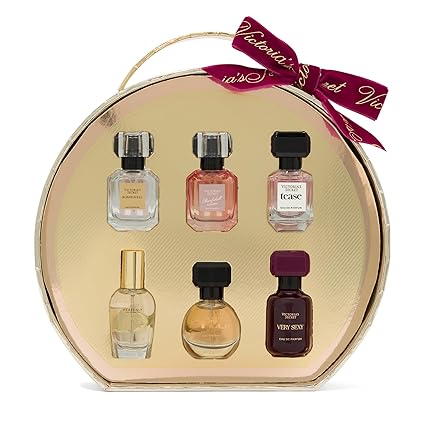 Victoria's Secret Mini Eau de Parfum Discovery Gift Set: Bombshell, Bombshell Soiree, Tease, Bare, Very Sexy, & Heavenly