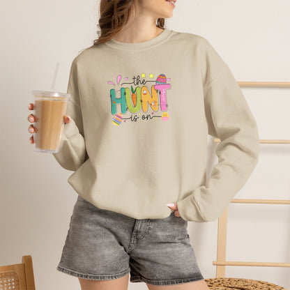 Easter 'The Hunt Is On' Crewneck Sweatshirt