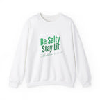 Be Salty Stay Lit Matthew 5:13-14 Christian Sweatshirt - A1 Majestic