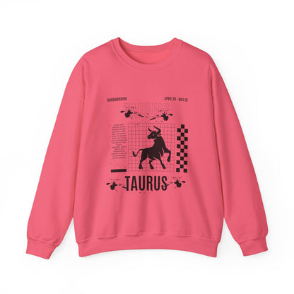 Taurus Zodiac Sweatshirt, Astrology Crewneck Jumper, Bull Constellation