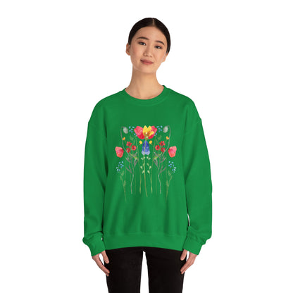 Wild Flowers Unisex Crewneck Sweatshirt