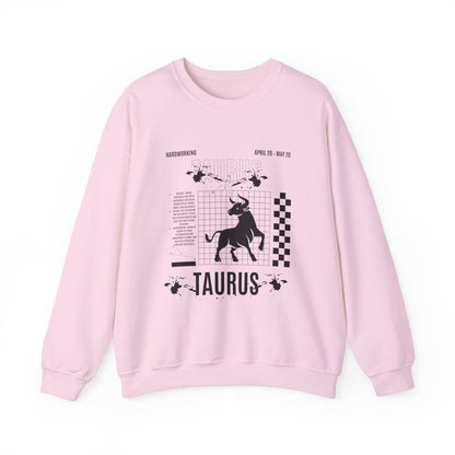 Taurus Zodiac Sweatshirt, Astrology Crewneck Jumper, Bull Constellation