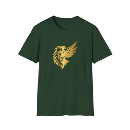 Majestic Lion Wing T-Shirt - Unisex Graphic Tee for Animal Lovers and Adventurers
