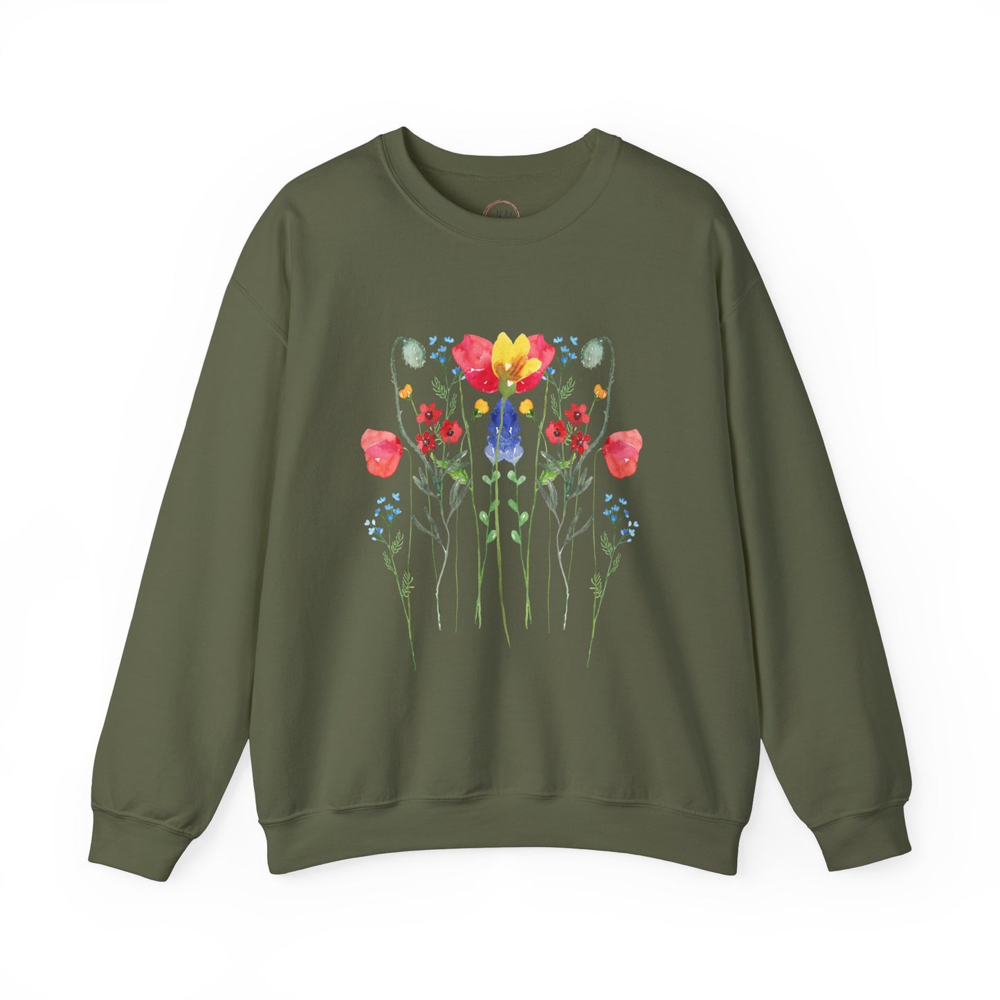 Wild Flowers Unisex Crewneck Sweatshirt