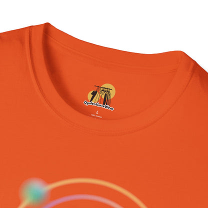 Gradient Hand-Illustration Unisex T-Shirt, Soft T-Shirt, Casual Wear, Trendy Top, Gift for Friends, Graphic Tee
