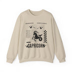 Capricorn Zodiac Unisex Sweatshirt, Retro Astrology Gift, Trendy Positive Word Shirt for Capricorn Friend