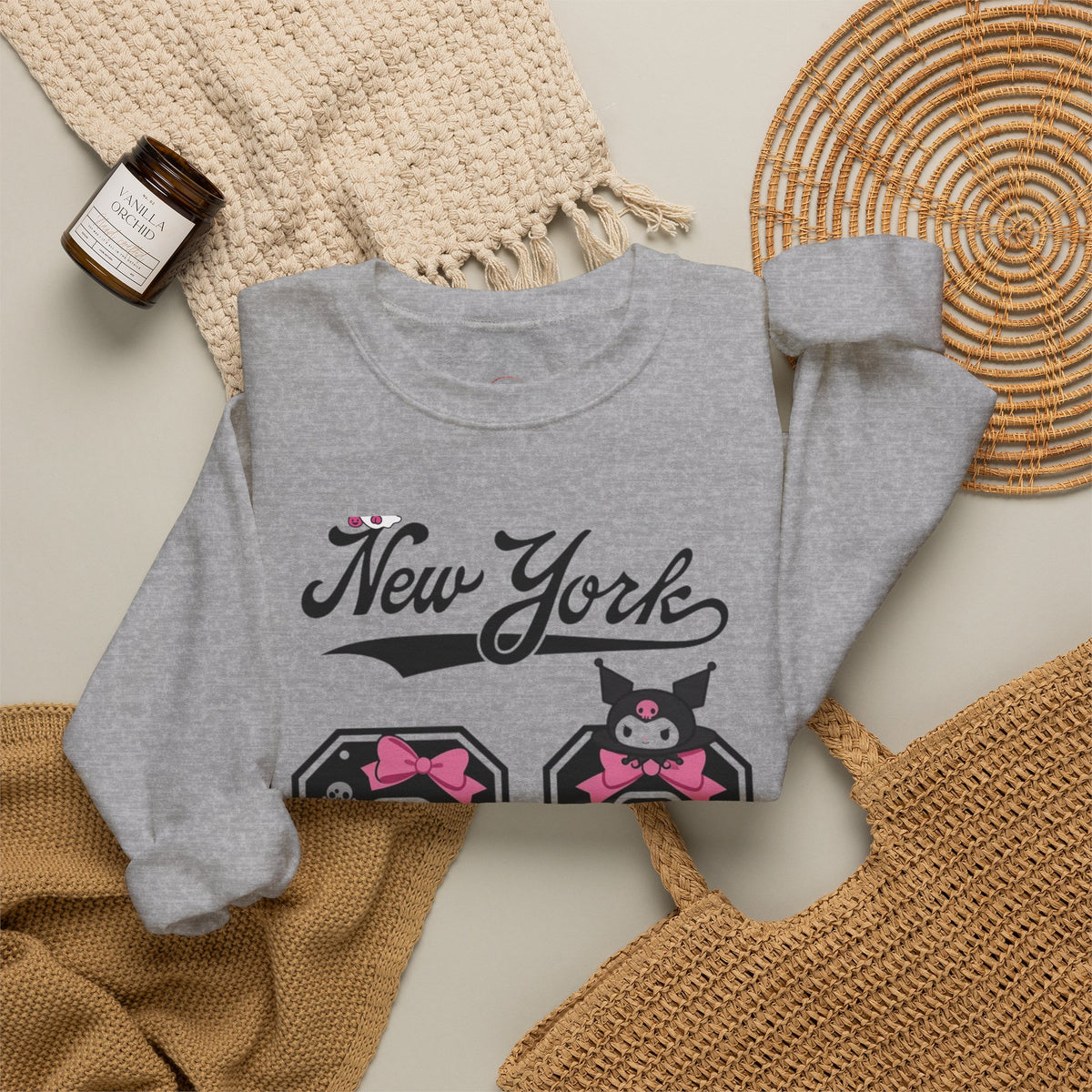 New York '32' Cute Kawaii Crewneck Sweatshirt