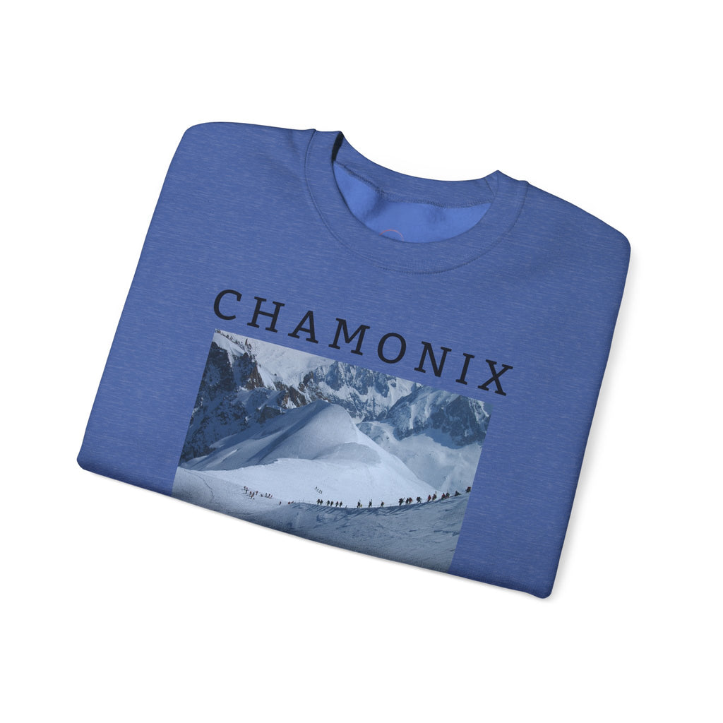 Chamonix Sweatshirt, Chamonix Sweater, Alpine Style Sweatshirt, Ski Sweatshirt Unisex