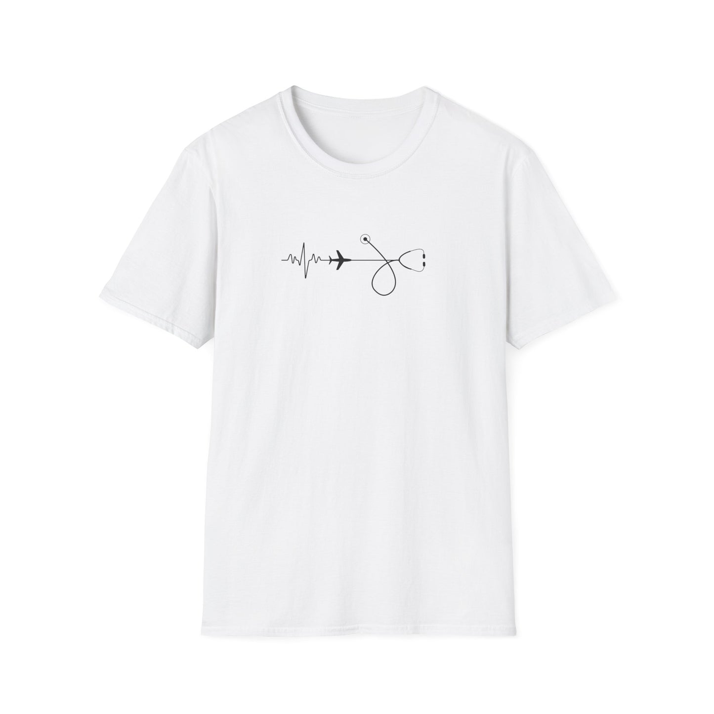 Heartbeats & Healing Unisex T-Shirt, Medical Nurse Doctor Gift