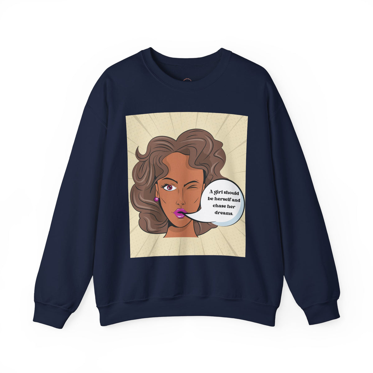 Girl Power Unisex Sweatshirt, Empowering Crewneck Jumper, Inspirational Women's
