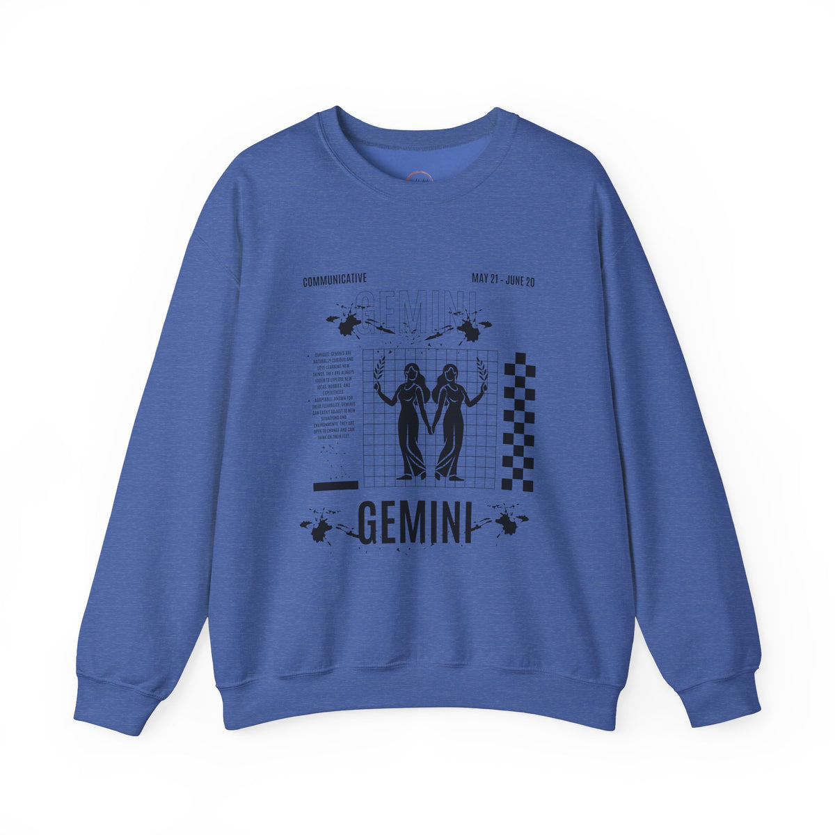 Gemini Zodiac Unisex Sweatshirt, Astrology Crewneck Jumper, Horoscope Pullover
