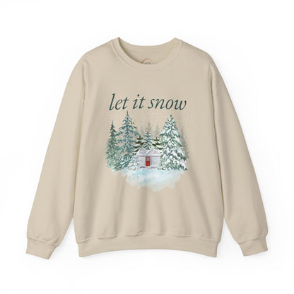 Snow Pine Tree Sweatshirt - Unisex