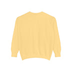 Garment-Dyed Sweatshirt - 'Wait and See' Design
