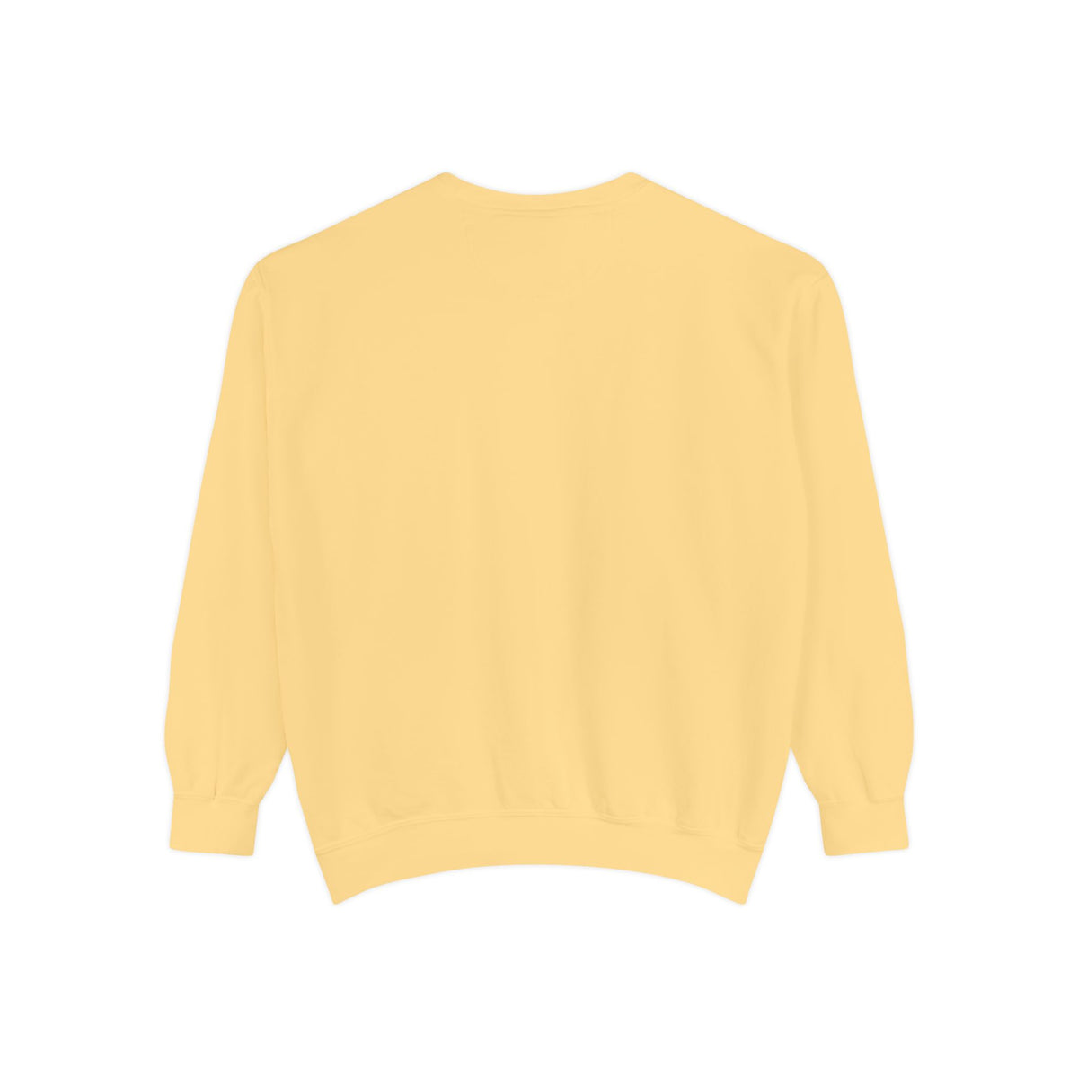 Garment-Dyed Sweatshirt - 'Wait and See' Design