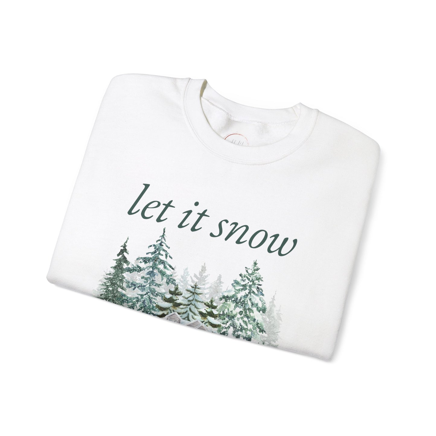 Snow Pine Tree Sweatshirt - Unisex