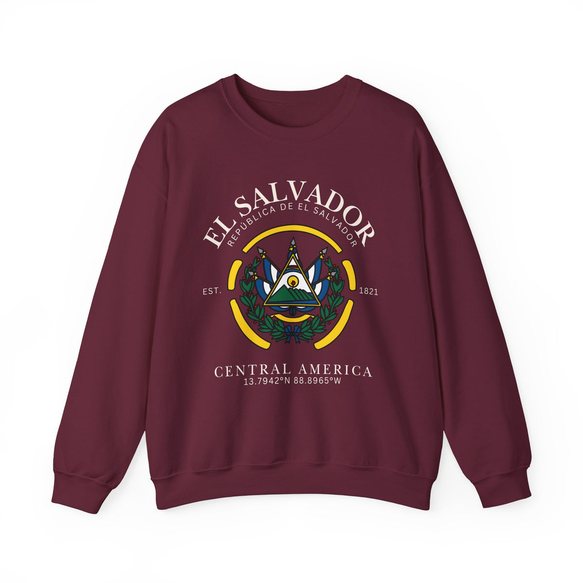 El Salvador Sweatshirt, El Salvador Flag Shirt, Central America,