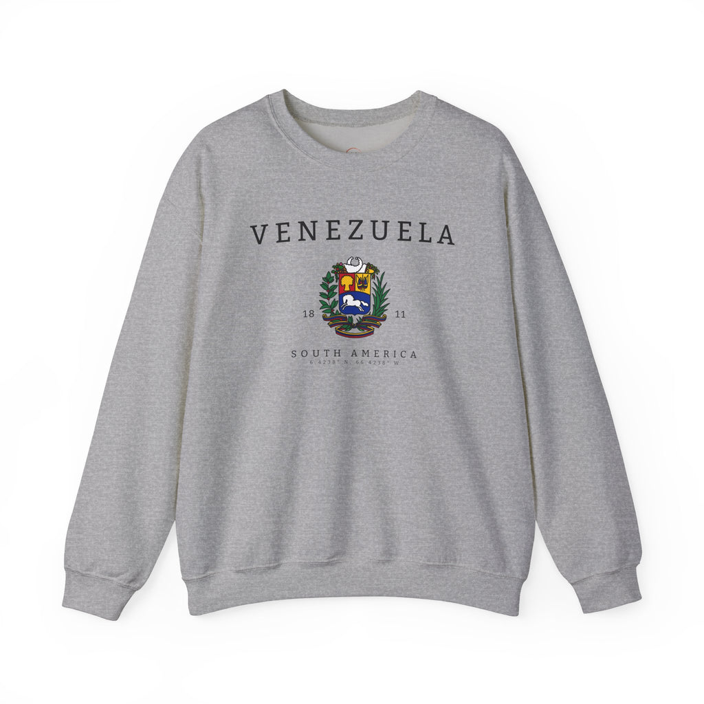 Venezuela Sweatshirt - South American Gift, Unisex Crewneck Jumper, Venezuela