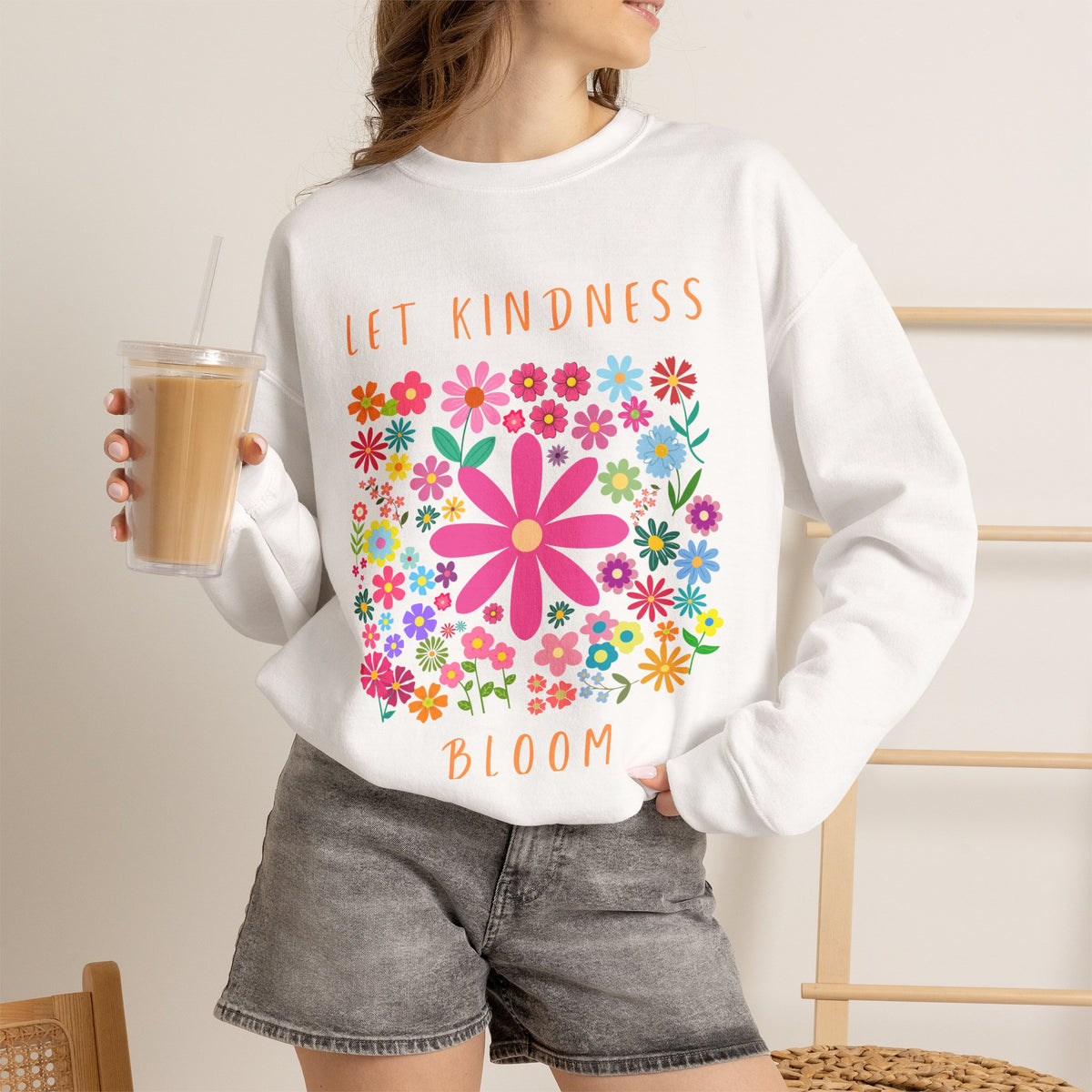 Let Kindness Bloom Crewneck Sweatshirt