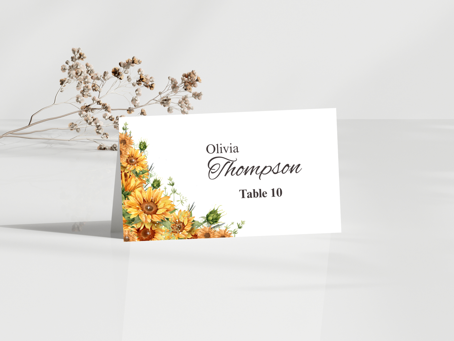Wedding Thank you Card, Menu Card, Table Card. WI319