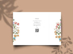 Watercolor Flower Wedding Invitation | Printable Invitation Suite | Romantic Botanical Design. WI170