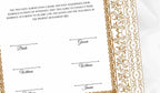 A3, A4 Muslim Agreement Digital Template. NN110