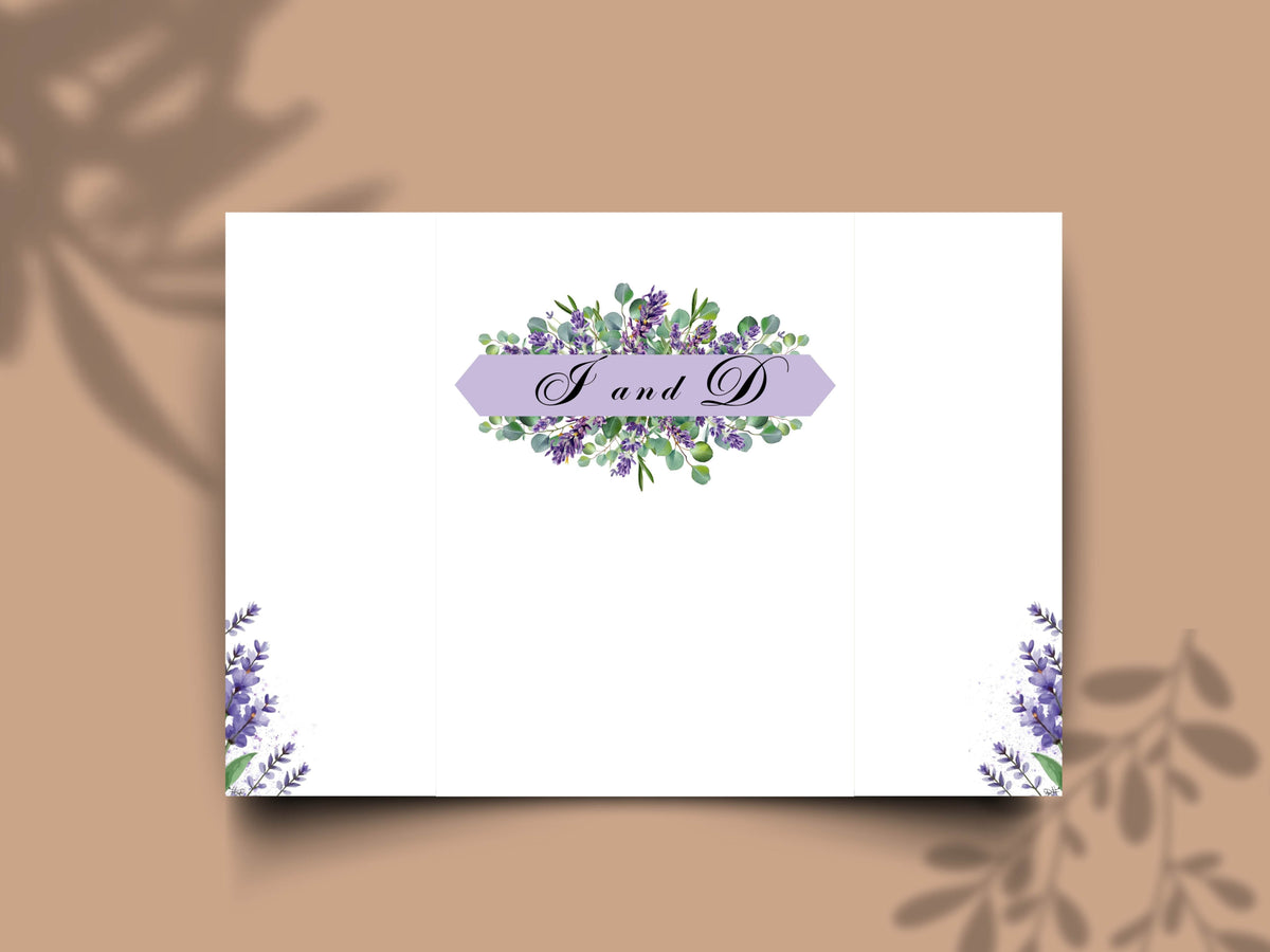 Elegant Wedding Invitation Card | Modern Floral Timeline Invite | Printable Details & Schedule | Personalized Digital Download. WI161