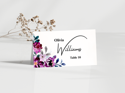 Luxury Wedding Menu Card, Table, Thank you, Editable Canva Template, Instant Download MTC410