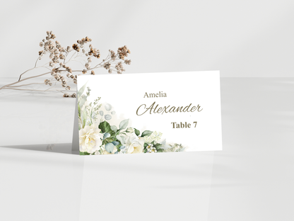 Wedding Thank you Card, Menu Card, Table Card. WI309