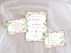 Wedding Invitation Set, RSVP, Wedding Invitation, Details, Editable, Template, WI261