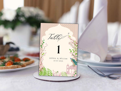 Wedding Table Number Template, Wedding Number, Printable Table Number, Editable Template, Wedding Decor, Modern Table Numbers. TS3