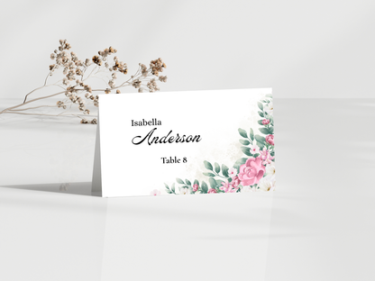 Wedding Thank you Card, Menu Card, Table Card. WI327