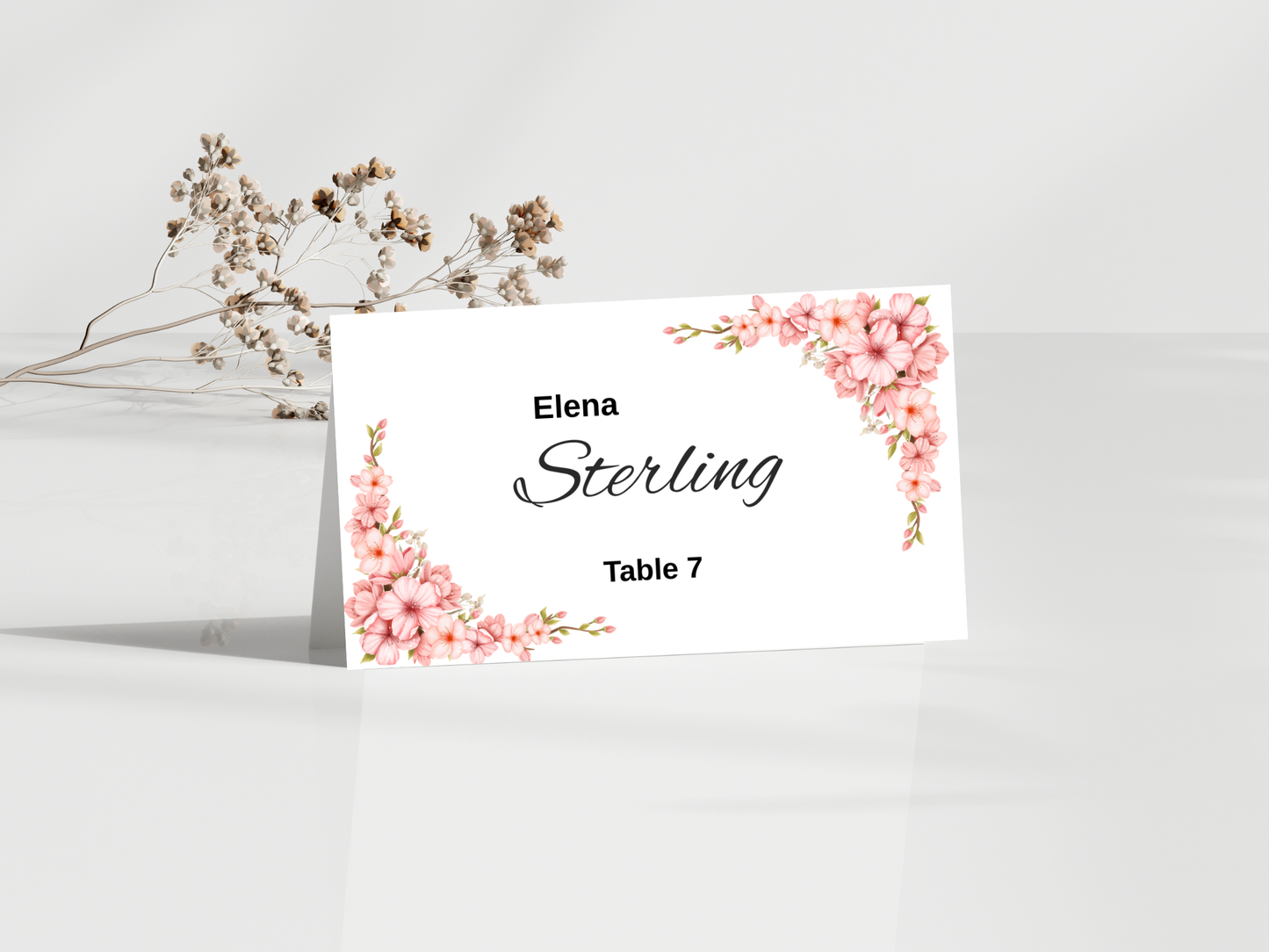 Wedding Thank you Card, Menu Card, Table Card. WI356
