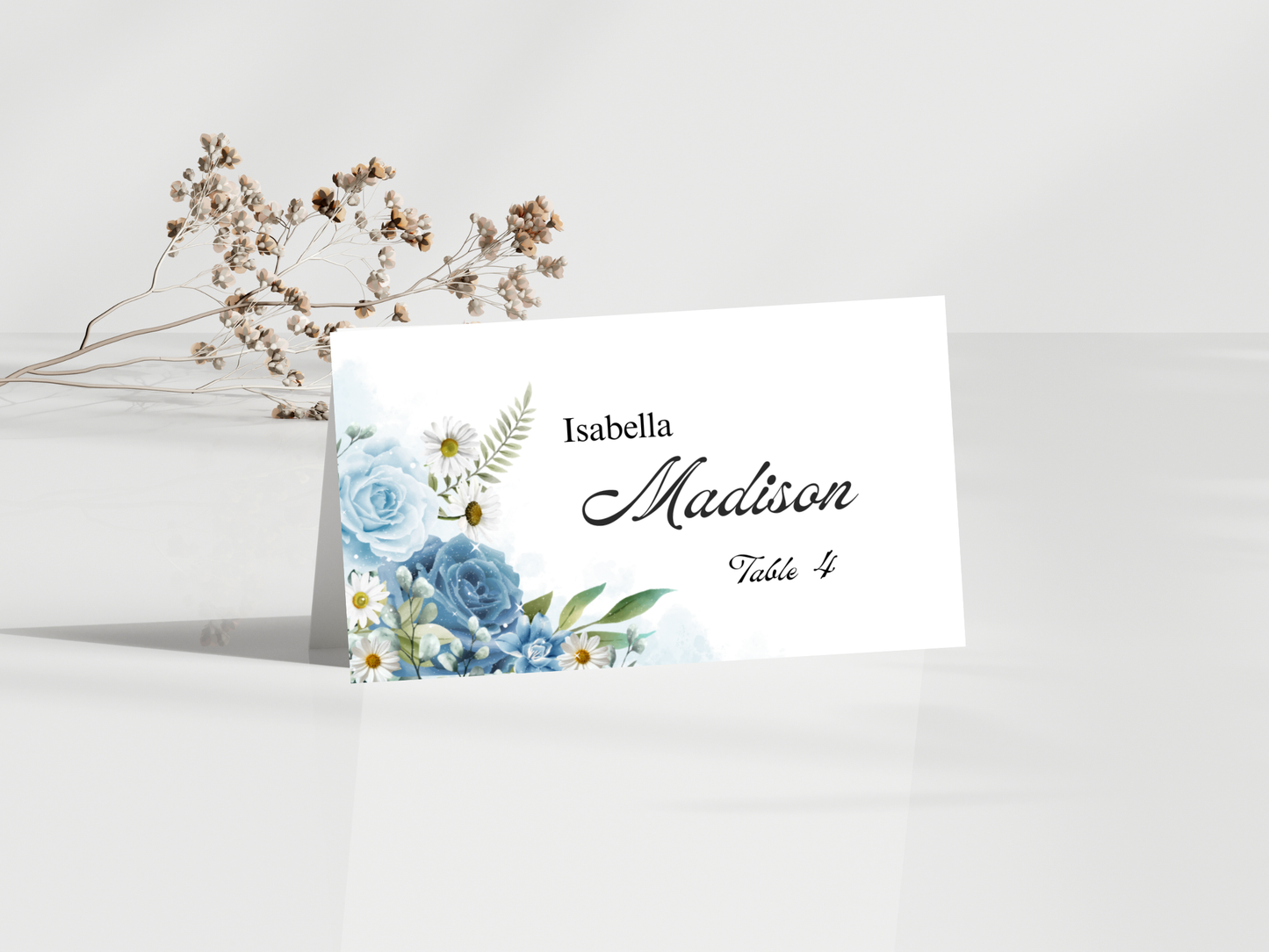 Wedding Thank you Card, Menu Card, Table Card. WI335