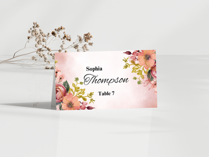 Wedding Thank you Card, Menu Card, Table Card. WI345