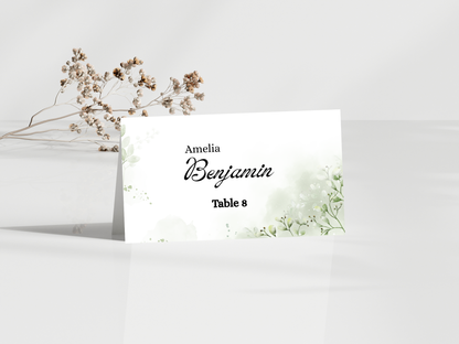 Wedding Thank you Card, Menu Card, Table Card. WI329