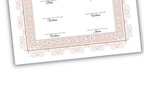 Luxury Nikkah Certificate Template| Personalised Custom Nikkah Nama Digital | Premium Islamic Wedding Contract Gift. NN 123