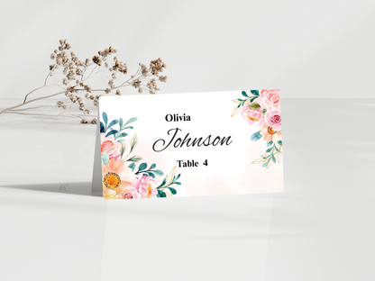 Wedding Thank you Card, Menu Card, Table Card. WI340