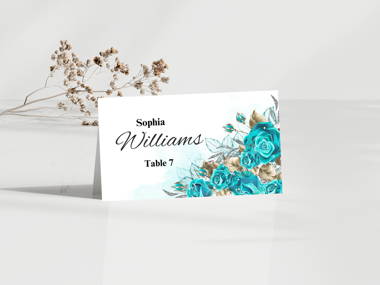 Wedding Thank you Card, Menu Card, Table Card. WI342