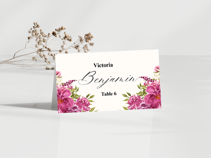 Wedding Thank you Card, Menu Card, Table Card. WI367