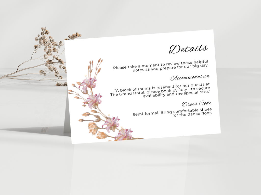 Wedding Invitation Bundle, RSVP, Thank You Card, Table Card, Menu Card, Reception Card, Details Card. Wedding Bottle Label. WI280