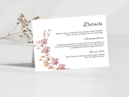 Wedding Invitation Bundle, RSVP, Thank You Card, Table Card, Menu Card, Reception Card, Details Card. Wedding Bottle Label. WI280