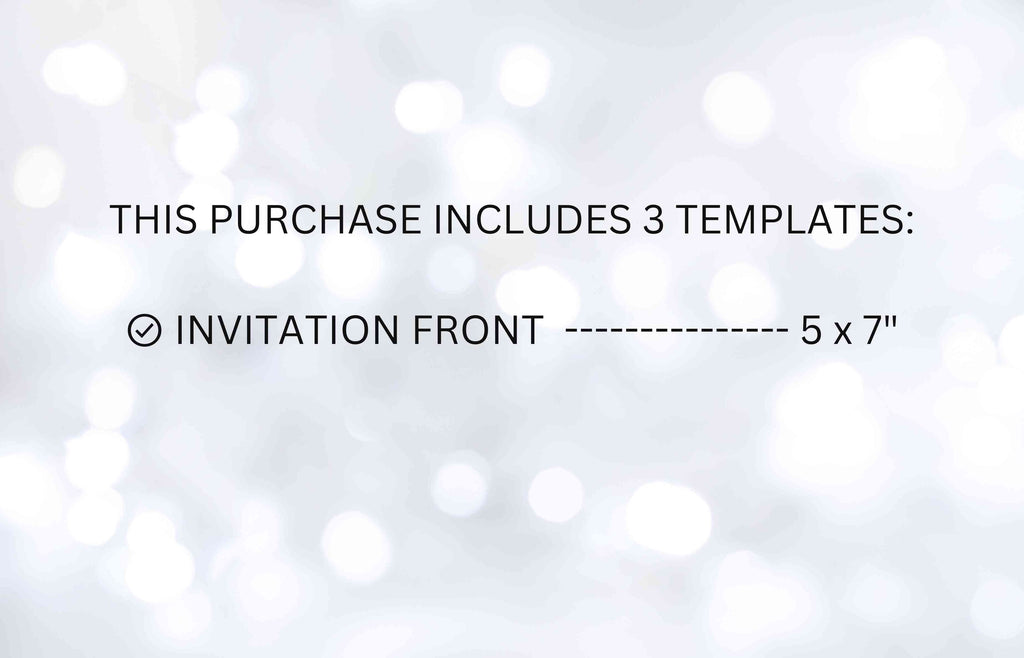 Bridal Shower Invitation template, Elegant Bridal Shower Invitation, Bridal Shower Flower Invite. WS37