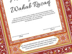Nikkah Certificate Digital Download Personalised, A4, A3, Template, Muslim Wedding Contract, Instat Download. NN170