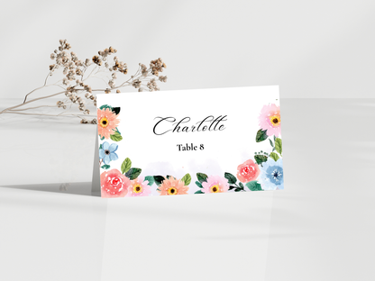 Wedding Thank you Card, Menu Card, Table Card. WI322