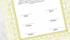 Nikkah Certificate Digital Download Personalised, A4, A3, Template, Instat Download. NN109