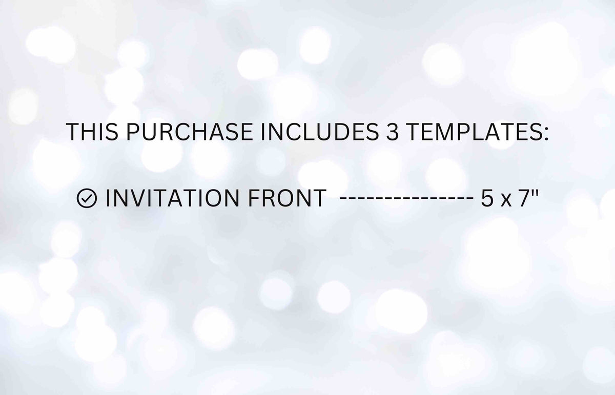 Bridal Shower Invitation template, Elegant Bridal Shower Invitation, Bridal Shower Flower Invite. WS38