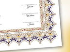 Nikkah Certificate Digital Download Personalised, A4, A3, Template, Editable, Nikkah Nama, Nikkah Contract, Muslim Contract. NN273