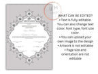 Nikkah Certificate Digital Download Personalised, A4, A3, Template, Editable, Nikkah Contract, Muslim Contract. NN230