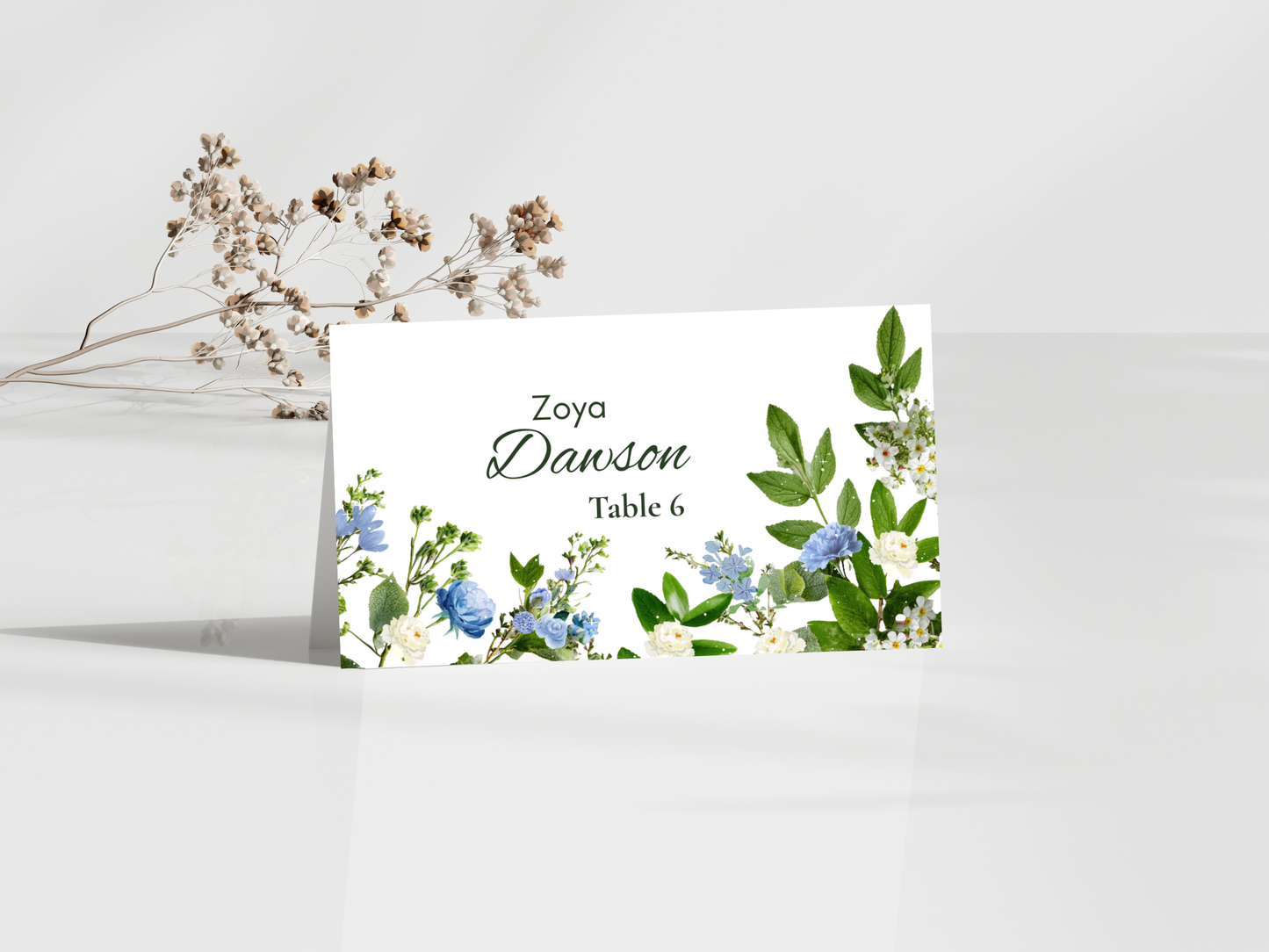 Wedding Thank you Card, Menu Card, Table Card. WI310